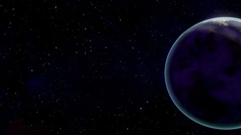 3D planet earth in space Stock Footage 124449608