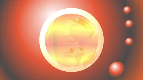 3D planet Stock Footage 168139526