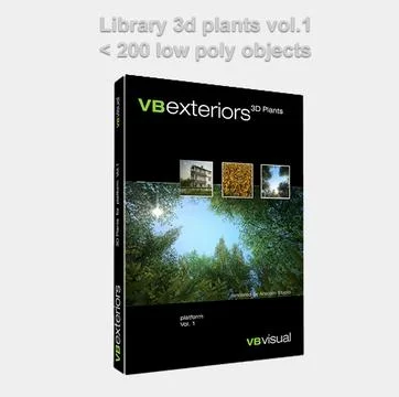3D Plants Library Vol.1 3D Model