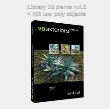 3D Model: 3D Plants Library Vol.2 #96468645 | Pond5