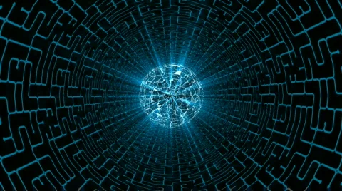 3D Plasma Ball Stock Footage 293135