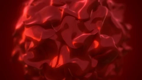 3d Plasma Red Blood Cell Textured Seamless Looping Stock Footage 125690366