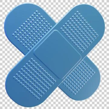 3D Plaster Medical Stock Illustration