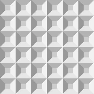 3D plastic comol pyramids. Seamless vector pattern background 스톡 일러스트