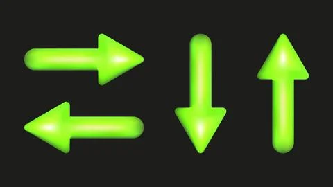 3D plastic elements set isolated abstract shapes. Illustrazione stock