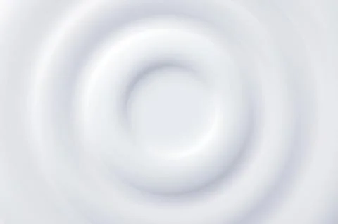 3d plastic neomorphism, soft white figures with geometric concave and convex イラスト素材