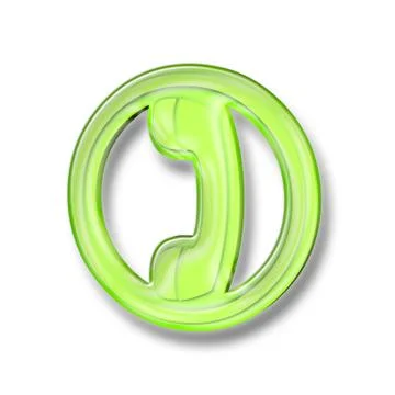 3d plastic phone icon Stock-Illustration