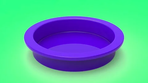 3D Plate Motion Animation Video stock 347379858