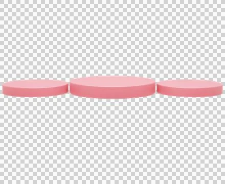 3d Platform with transparent background png. 3d illustration rendering Illustrazione stock