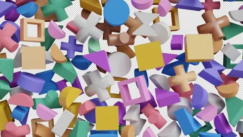 3D Playful Transition Stock After Effects