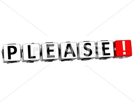 3d please crossword Stock Illustration