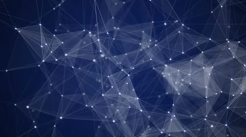 3d plexus background with network connections Stock Illustration