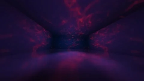 3D Plexus Room VJ animation Stock Footage 233658574