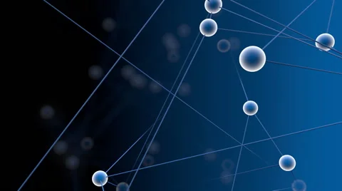 3D plexus style fantasy Video stock 68139750