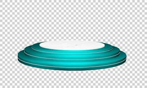 3d podium stage rendering Stock Photos