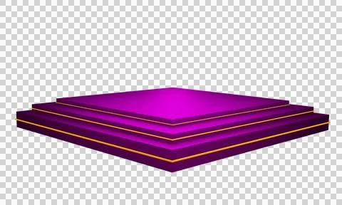 3d podium stage rendering Stock Photos