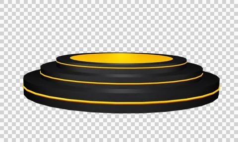 3d podium stage rendering Stock Photos