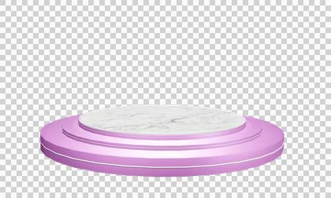 3d podium stage rendering Stock Photos