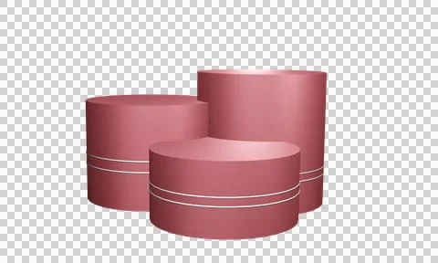3d podium stage rendering Stock Photos