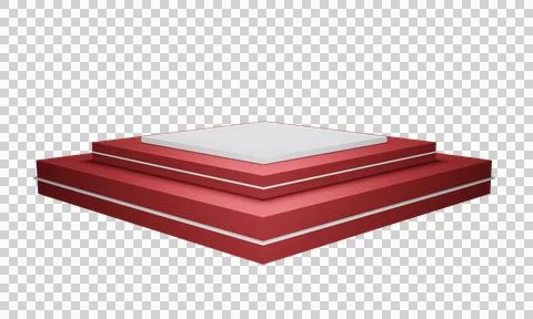 3d podium stage rendering Stock Photos