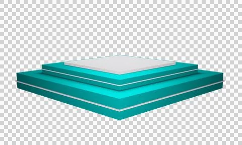 3d podium stage rendering Stock Photos