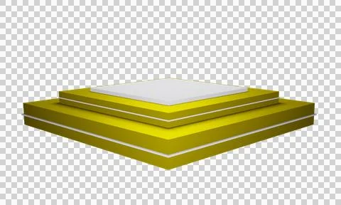 3d podium stage rendering Stock Photos