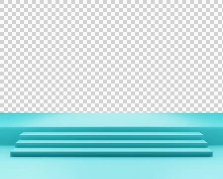 3d podium stage rendering Stock Photos
