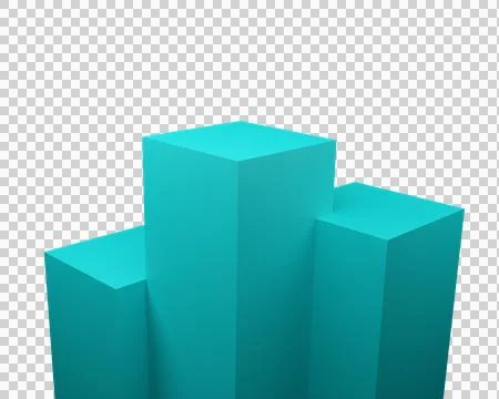 3d podium stage rendering Stock Photos