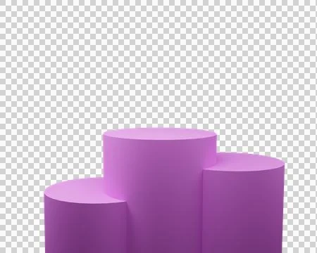 3d podium stage rendering Stock Photos