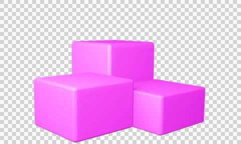 3d podium stage rendering Stock Photos