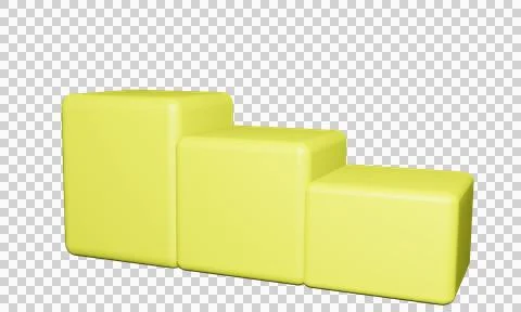 3d podium stage rendering Stock Photos