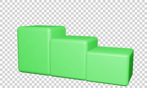 3d podium stage rendering Stock Photos