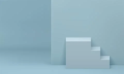 3d podium stairs level steps foundation progress achievement perspective show イラスト素材