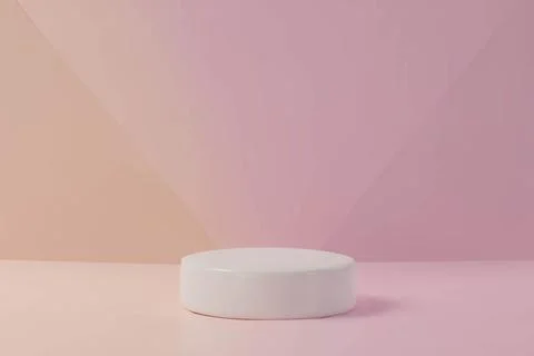 3d podium three background. Stock Illustration