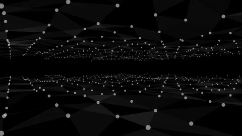 3d Point Rotating Parallax Loop Video stock 73716367