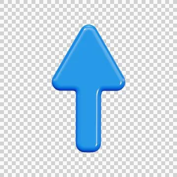 3d pointer arrow icon Stockillustratie