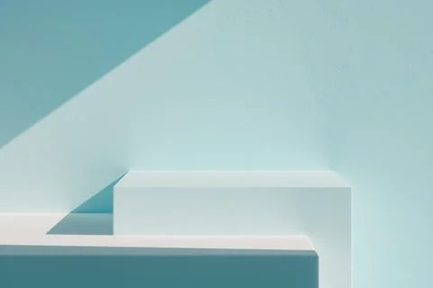 3d presentation background with pedestal or dais in the room illuminated by Illustrazione stock