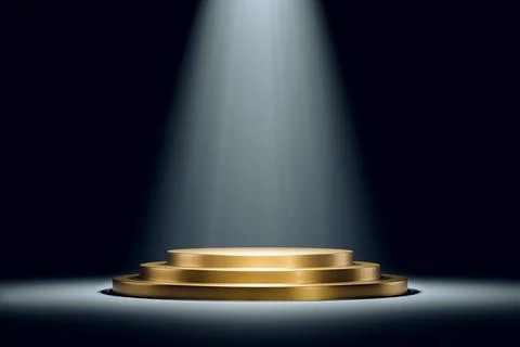 3d presentation pedestal Stock Illustration