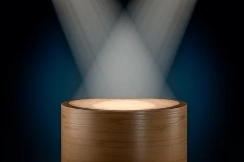 3d presentation pedestal Stock Illustration