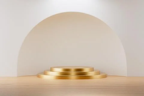 3d presentation pedestal Stock Illustration