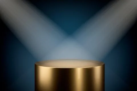 3d presentation pedestal Stock Illustration