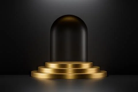 3d presentation pedestal Stock Illustration