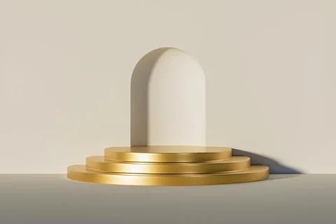 3d presentation pedestal Stock Illustration