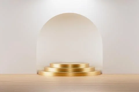 3d presentation pedestal Stock Illustration