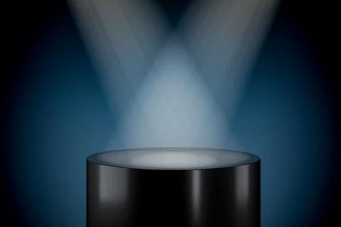 3d presentation pedestal Stock Illustration