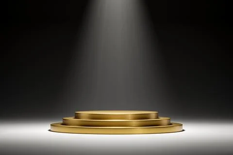 3d presentation pedestal Stock Illustration