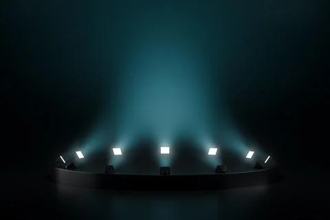 3d presentation pedestal Stock-Illustration