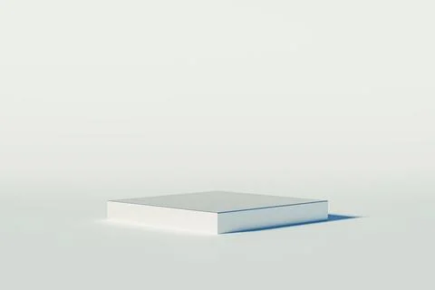 3d presentation pedestal over white background Stock Illustration