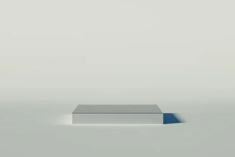 3d presentation pedestal over white background Stock Illustration