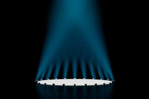 3d presentation scene pedestal Illustrazione stock